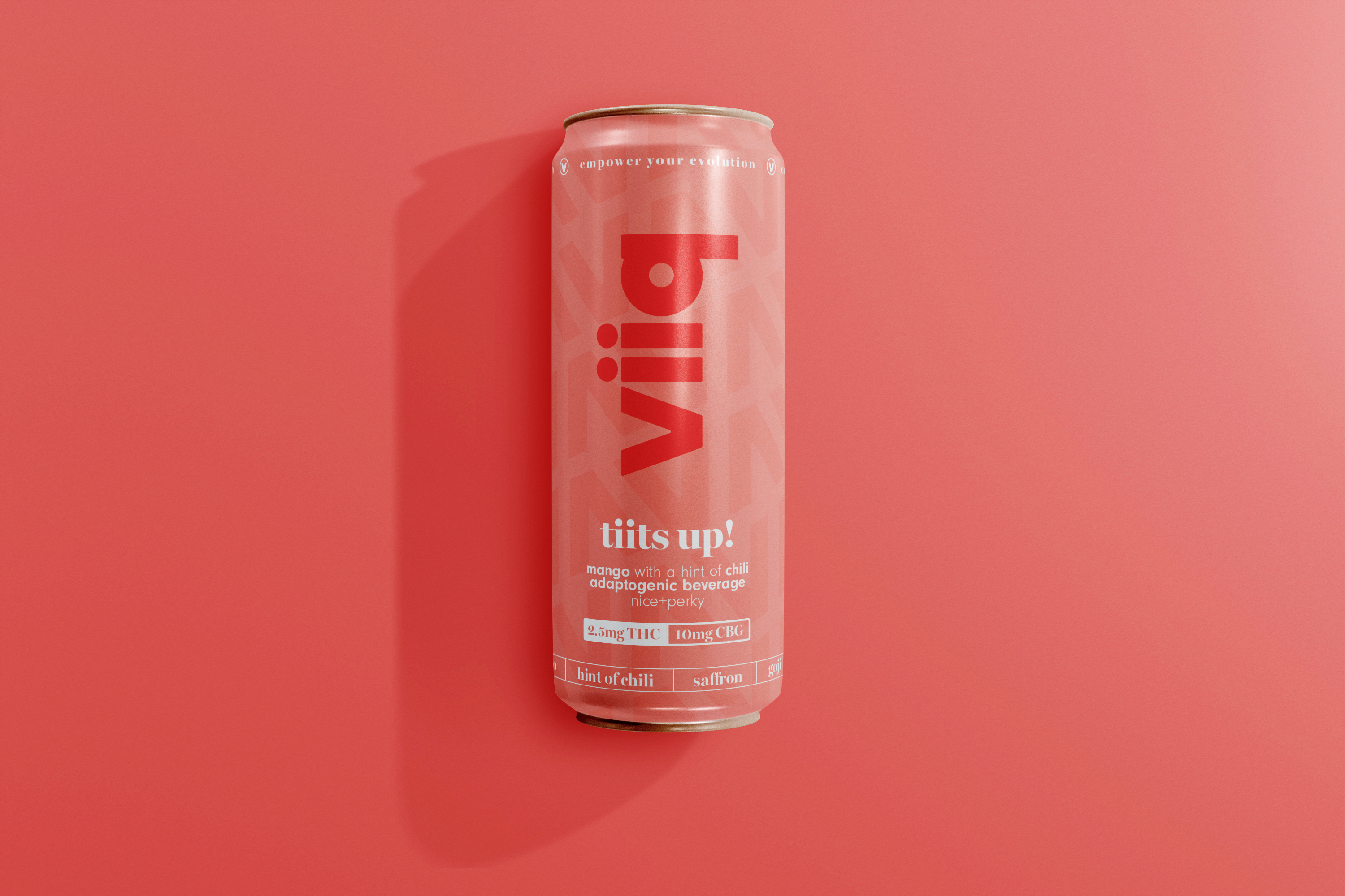 tiits up!™ Mango with a Hint of Chili Adaptogenic Beverage