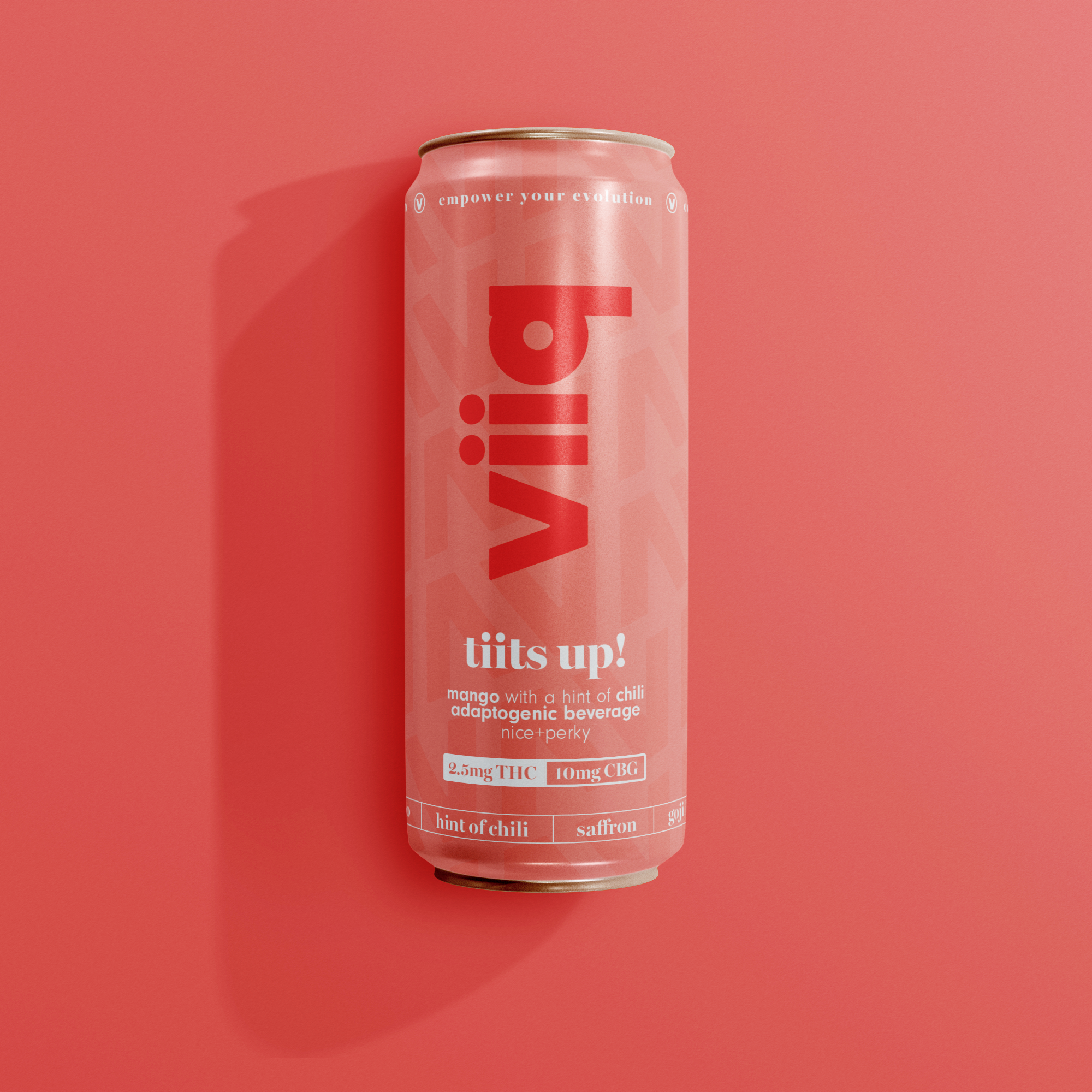 tiits up!™ Mango with a Hint of Chili Adaptogenic Beverage 8-pack